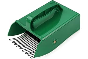 GUGULUZA Raccoglitore Bacche Attrezzo per Frutti Piccoli,Raccoglitore Mirtilli, Berry Picker 24 x 14 cm (Verde)