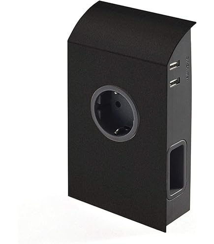 Kalthoff Geaarde stekker 2P volrubber ip44 zwart - 444002 kopen