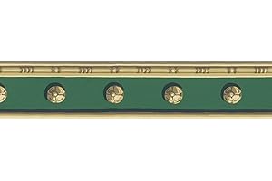 Brewster Home Fashions 418B146 Borders and More Vintage Ironwork Wall Border, 3-Inch by 180-Inch, Green