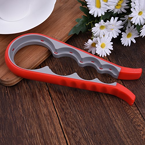 Red 4 in 1 kann Flaschenöffner Jar Opener für ?2-8.5 cm Deckel - 2