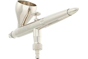 HARDER & STEENBECK Airbrush 126003 - Pistola per aerografo Evolution SILVERLINE due in uno