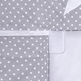 LULANDO Wickelauflage mit 2 abnehmbaren und wasserundurchlässigen Bezügen. 75 x 80 cm oder 75 x 85 cm. Oberstoff 100 % Baumwolle. Passend u.a. für die Kommode IKEA Malm oder Hemnes - 3