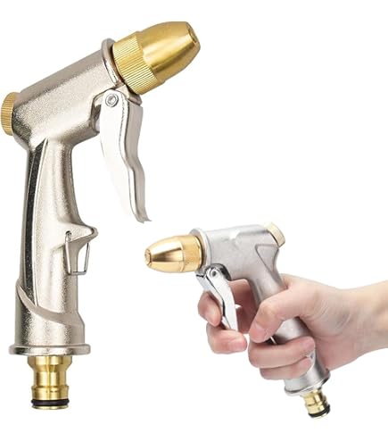 Douchette De Lavage Kerbl Anka - Jet Réglable, Débit élevé Jusqu'à 7 Bar - Raccord 3/4, Nylon Renforcé Fibre De Verre