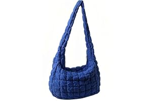 NAMCHEBARWA Quilted Tote Bag for Women, Lightweight Puffy Tote Bag Quilted Padding Shoulder Bag Hobo Bag Satchel Handbag Cloud Bag for Ladies Girls Travel Shopping Work
