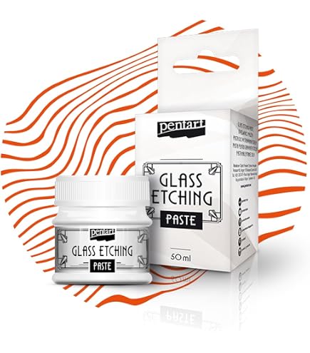 WAN2TLK Pâte à Graver Verre 100g - Crème Gravure Pour Décorer Verres Et Miros