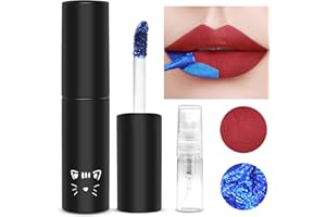 Prreal Lip Stain, Peel Off Lip Stain Lip Tint, Tattoo Color Lip Gloss,Long Lasting Waterproof Liquid Lipstick with Empty Spray Bottle,Non-stick Cup Lip Tint Lip Makeup For Women Girls#Red