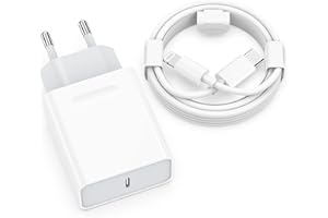 Caricatore per iPhone, 25W Rapido Caricabatterie for iPhone 14/14 Plus/14 Pro/14 Pro Max 13 12 11 SE X XS XR 8, Spina e Cavo 2M Presa USB C Carica Adattatore Alimentatore Muro Ricarica Wufuera