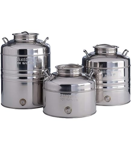 Cuba Dispensadora De Acero Inoxidable Con Grifo - 3 Litros, Decorativa, Para Vino, Aceite O Licores