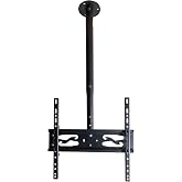 PlusAparat TA-27/49 27"- 49" LED Hareketli TAVAN Askı Aparatı + MİNİ Su Terazisi HEDİYELİ (CURVED TV UYUMLU)