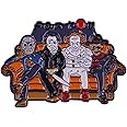 Horror Movie Character Mix and Match Sitting On The Couch Brooch Jason Voorhees Michael Myers Joker Freddy Mix and Match Brooch Horror Movie Kill Fan Jewelry Badge Gift Painted Drip Oil And Enamel Pin