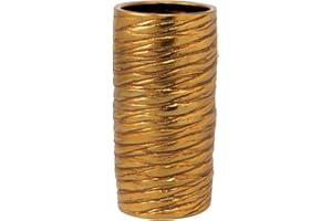 ADDA HOME Paragüero, Cerámica, Dorado Envejecido, 24 x 24 x 50