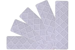 Ray-Velocity Self-Adhesive Stair Treads Carpet Non-Slip and Perfect for Indoor Wooden Steps, Washable and Removable Stair Rugs for Elders and Dogs