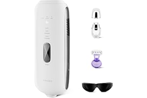 VRAIKO LYRA IPL Hair Removal Device, Laser Hair Removal for Women and Men, Sapphire Ice-Cooling Contact with Interchangeable Attachment Filters, More Skin-Friendly Long-Lasting & Painless Results