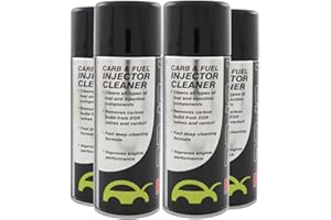 FORCE (Pack of 4) 400ml Carb & Fuel Injector Cleaner - Carburettor Carbon Cleaner Spray