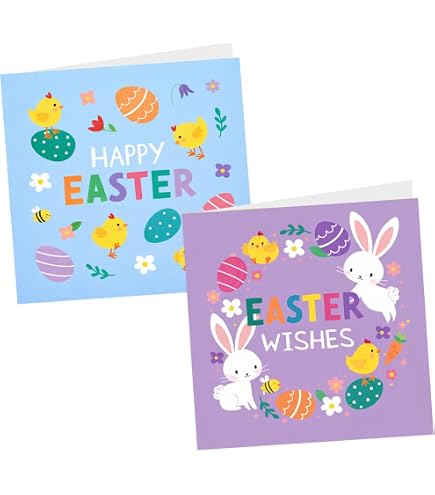 Biglietto di auguri con uova di Pasqua in fila / Biglietto di Pasqua a strati SVG - Italia