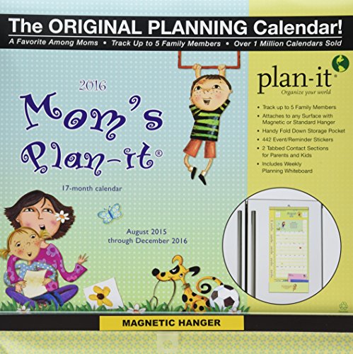 Preisvergleich Produktbild Moms Plan-it Plus 17-Month 2016 Calendar: Magnetic Hanger