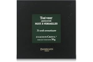 Pasticceria Passerini dal 1919 Dammann Nuit à Versailles - Thé Vert aromatisé, 25 sachets Cristal - Dammann Frères