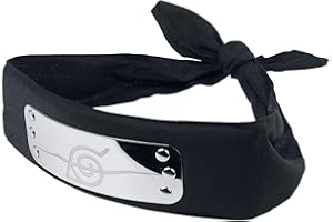 ‎ABYSTYLE Naruto Shippuden - Anti Konoha Unisex Stirnband schwarz Anime, Fan-Merch, TV-Serien