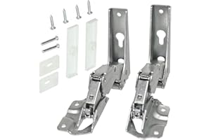 ‎SPARES2GO SPARES2GO Integriertes oberes und unteres Türscharnier-Set, kompatibel mit Hettich Kühl-Gefrierschrank 3905 3362 3363 5.0 41,5
