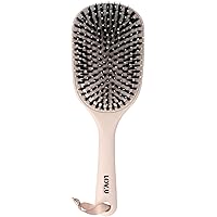 PARSA Beauty LOV.U Entwirrbürste Wet & Dry (Rosa) – Haarbürste mit Multi-Flexible-Nylonpins und Wildschweinborsten – Haar Bür