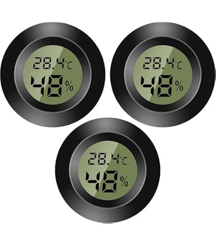 Exterieur Lot De 2 Thermomètres Numériques Pour L'intérieur - LCD - Mini Thermomètre D'intérieur - Humidimètre Avec Indicateur Smiley - Pour Chambre De Bébé, Salon, Bureau, Serre Thermometre Interieur