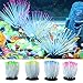Price comparison product image Dairyshop Aquarium Fish Tank Luminous Sea Anemone Artificial Coral Ornament Decoration New (Blue)