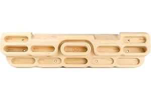 YY Vertical Verticalboard First – Trave di Arrampicata per arrampicatori confermati – Hangboard Completo, tavola da Arrampicata con Prese, Barra di trazione, Sollevamento Pesi e Rinforzo