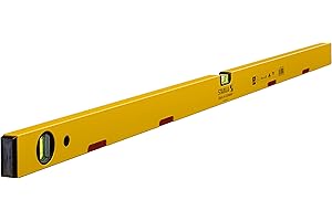 STABILA Livella Magnetica Tipo 70 M, 120 cm, Profilo Leggero in Alluminio, Potente Sistema Magnetico a Terre Rare, 1 Livello Orizzontale, 1 Livello Verticale, Made in Germany