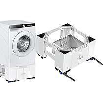 Wasmachine Verhoger Universeel – Met Lade, Dempers, Wateropvang