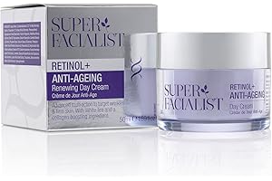Super Facialist Womens Retinol + Anti Wrinkle & Anti Ageing Face Day Cream, Moisturises & Reduces Fine Lines 50ml