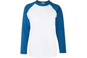 A2Z 4 Kids Raglan Style T Shirt Kolor Kontrast Top Super Miękkie Wygodne Loungewear Ubrać Się Kostium Prezenty Dla Dziatwa Dziewczyny & Chłopcy Wiek 5-13 Lata