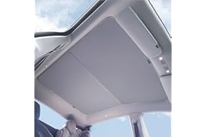VION Tesla Model Y Parasoles de Techo - Ajuste Preciso, Sin Hundimiento, apagón Total - Compatible con Model Y 2024-2020