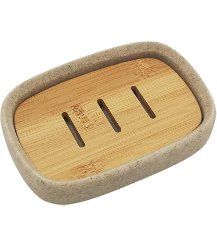 Biscottini 2 Porta saponetta in porcellana 25,6x12x11 cm | Porta saponetta bagno e cucina | Svuotatasche ingresso | Portasapone bagno e porta spugne