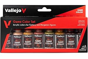 Vallejo AV Game Color Set - Skin Tone (x8)
