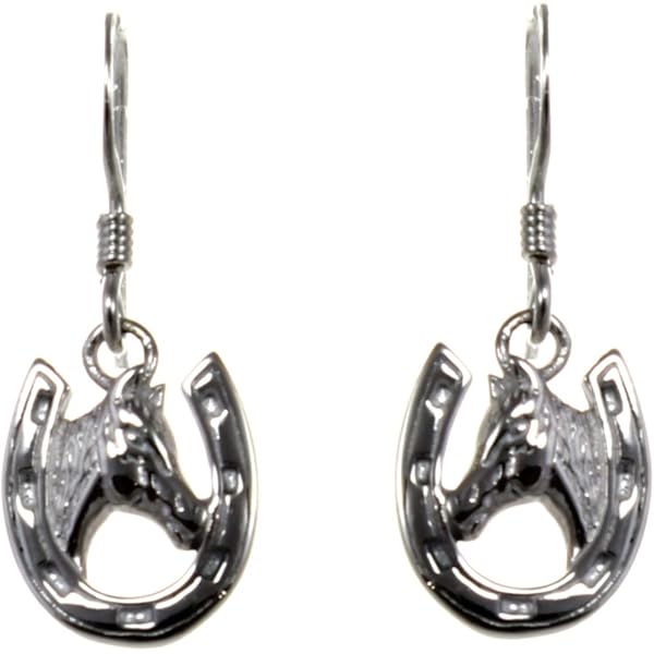 Pendentif Fer à Cheval Porte-bonheur En Argent 925 - Sans Pierre - Dimensions 2,5 X 2 Cm - Pour Femme