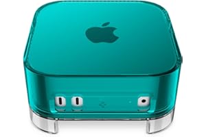 Spigen Classic C1 Coque avec Support et Filtre à air intégré Conçue pour Mac Mini M4 / M4 Pro Chip (2024) - Bondi Blue