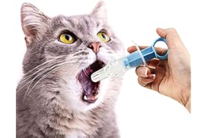 OMEM Pet Medicina Siringa Mangiatoia Liquido Solido Attrezzi Professionali Avanzato per Neonati Gattini Cuccioli Piccoli Animali