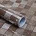Produktbild Pvc Mosaik Küche Wasserdichte Fliesenaufkleber Tapete Badezimmer Wandaufkleber Vinyl Selbstklebende Tapeten Wohnkultur 60Cm X 5 Mt