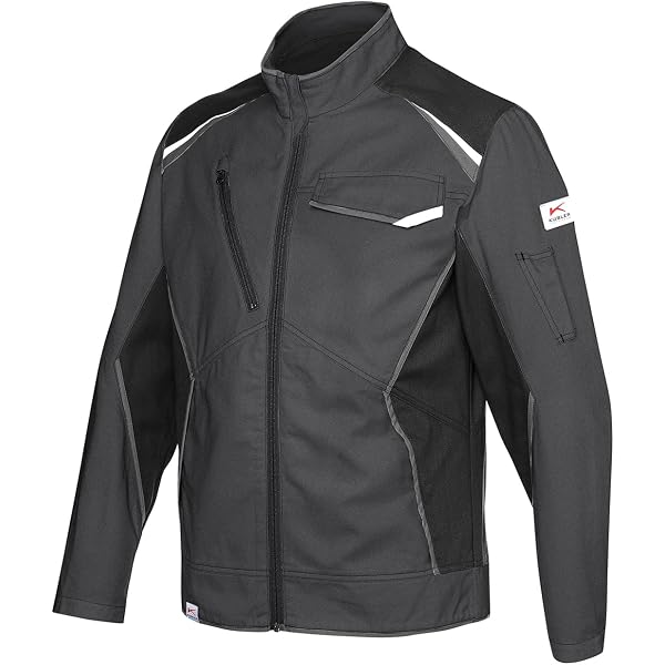 KÜBLER Workwear PULSSCHLAG Jacke – Jacke mit körperbetontem Schnitt und Reflex-Details dunkelblau/anthrazit Gr. 25 KÜBLER Workwear PULSSCHLAG Jacke – Jacke mit körperbetontem Schnitt und Reflex-Details dunkelblau/anthrazit Gr. 25