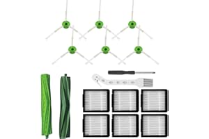 Zeeorymn Kit de Remplacement pour iRobot Roomba Séries I, E, J, avec Filtres et Accessoires, Compatible i1-i8+, e5-e6, j5-j9+（Pas pour le ComboJ7,Combo j9）