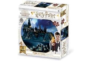 Grandi Giochi Harry Potter Hogwarts Poziome Puzzle Soczewkowe, 500 sztuk w zestawie i opakowaniem z efektem 3D Pu100001