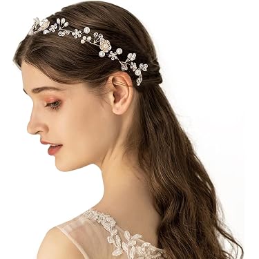 Couronne Et Écharpe De Bal – Ensemble 2 Pièces – Argenté – Pour Mariage, Fête, Cosplay – Tissu Pailleté