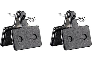 OUXI Pastillas de Freno de Bicicleta 2Pair Pastillas de Freno de Disco de Alto Rendimiento para MTB,Pastillas de Freno de Bicicleta con Base de Cobre Húmedo y Seco Amplia Compatibilidad-(Metal)