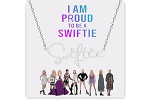 HSWYFCJY Album Song Titel Halskette für Frauen, TS inspirierte Halskette für musikliebhaber, Sänger Fans Geschenke Halskette.