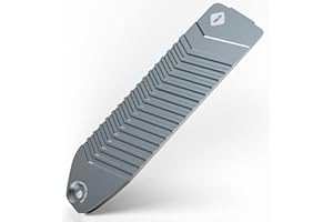 CaseBuy M.2 NVMe PS5 Heatsink - Solid Aluminum Cooler for Playstation 5 SSD NVMe PCIe Console with Thermal Pads -Space Grey