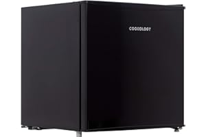 Cookology MFZ32BK Small Table Top Mini Freezer in Black - 31 Litre Capacity - For Counter Tops - Adjustable Temperature Control & Legs - Removable Wire Shelf - 4 Star Freezer Rating