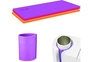 MINSHUXI 3 Pièces Sublimation Mug Enveloppes en Silicone 25 x 12cm pour Presse à Chaud Tasses Imprimées