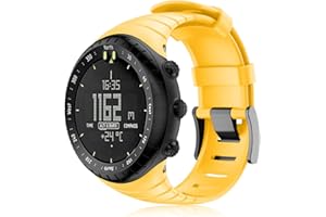 YASPARK Cinturino per Suunto Core Watch, Braccialetto di Ricambio in TPU Morbido con Gancio Metallico per Suunto Core Smart Watch