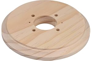 ELEKTEK Pine Ceiling Wall Plinth Rose Surface Pattress Natural Pine 134mm 16mm Thickness…