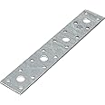 SS8 LP3 200x35 x2.5mm Flat Connecting Joining Plate Galvanised Heavy Duty Bracket Steel Sheet Timber Quality